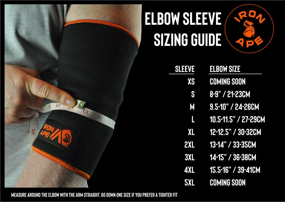 Iron-Ape Elbow Sleeve Support for Weightlifting and Gym Training