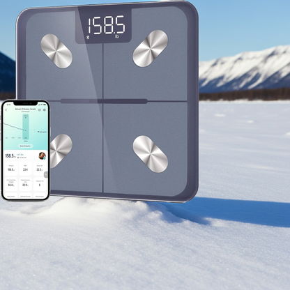 Smart Scale for Body Weight - Bluetooth Body Fat Scale with App - 13 Biometric Measurements