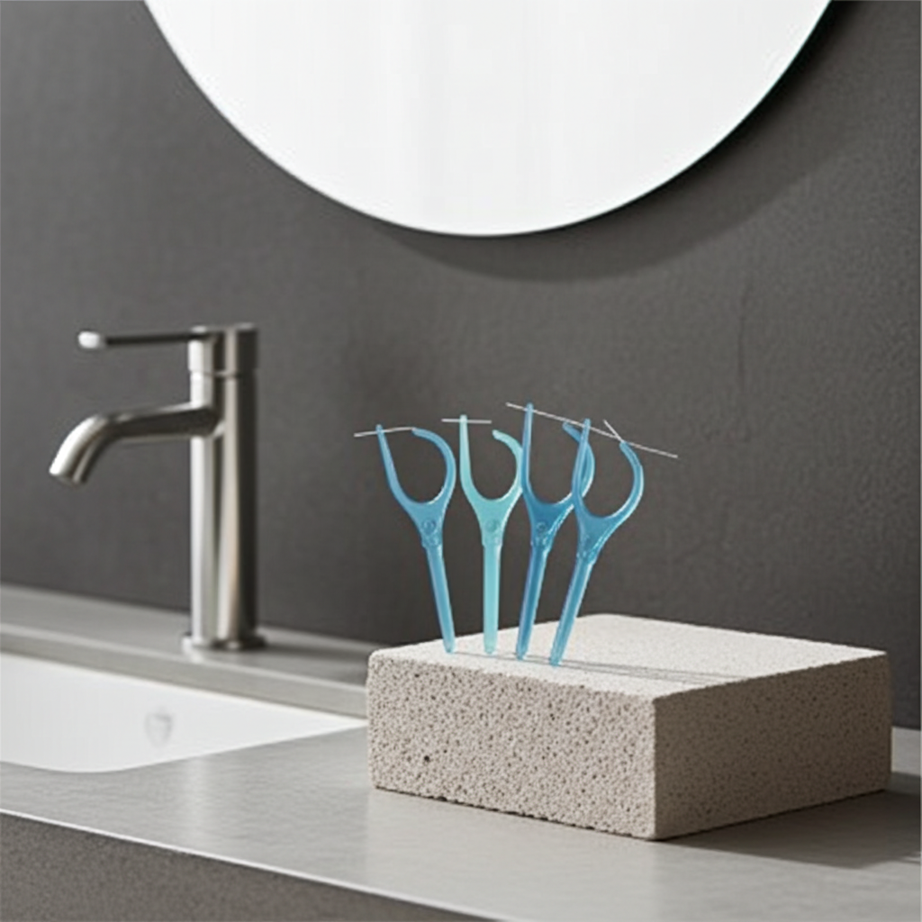 GUM - Floss Threaders, 25 Count, Blue