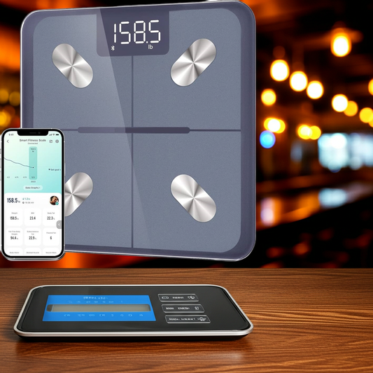 Smart Scale for Body Weight - Bluetooth Body Fat Scale with App - 13 Biometric Measurements
