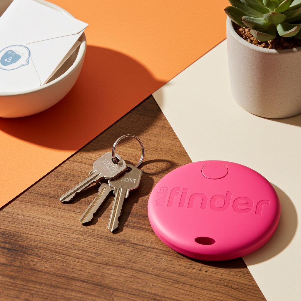 Bluetooth Key Finder - Smart Tracker Tag for Keys, Wallet, Bags & Phone Locator
